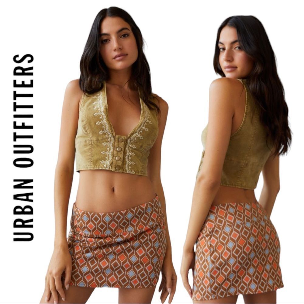 NEW Urban Outfitters UO Peachy Low-Rise Mini Skirt M